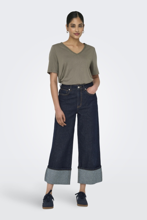 Only onlelise s/s v-neck top jrs noos